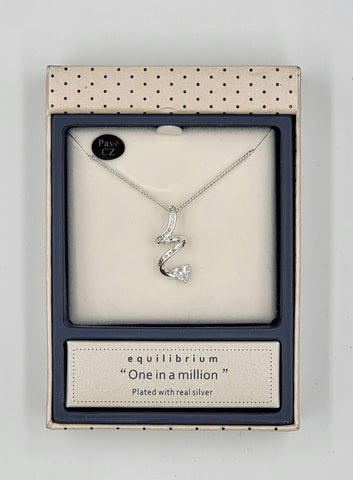 Equilibrium One In A Million Swirl Sentiment Necklace