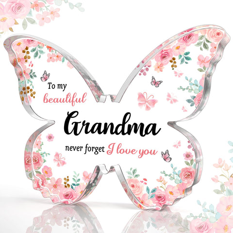 Grandma Butterfly Acrylic Plaque