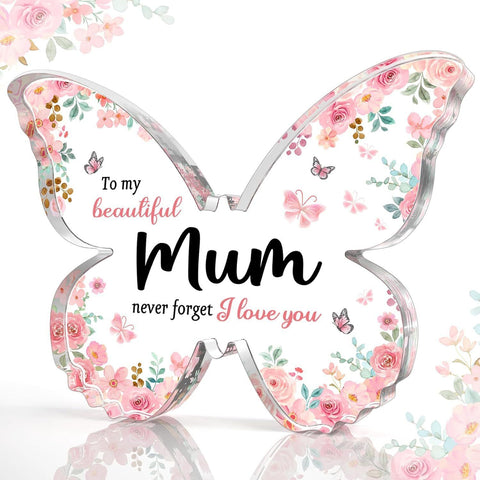 Mum Butterfly Acrylic Plaque
