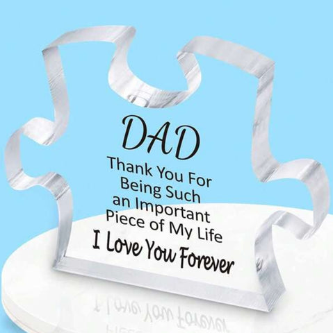 Acrylic Plaque Dad Small Puzzle