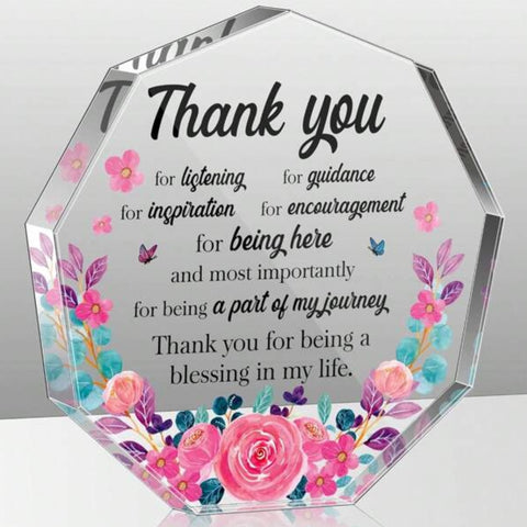 Thank You Blessing Acrylic Plaque