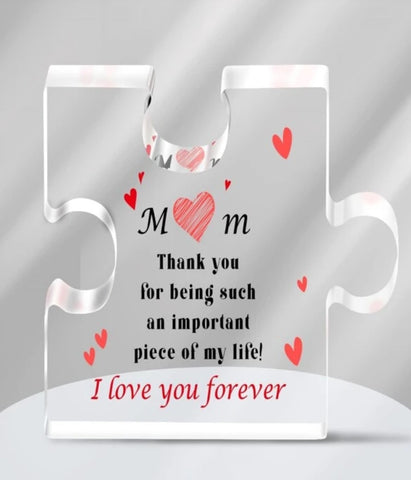Mum Small Puzzle Acrylic Plaque