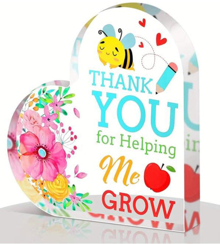 Teacher Thank You Acrylic Plaque