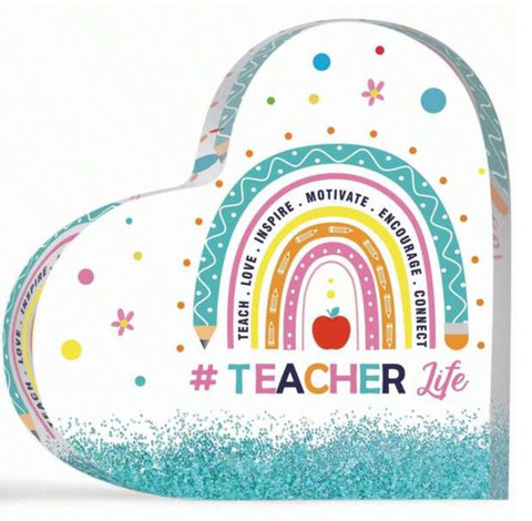 Teacher Life Acrylic Plaque