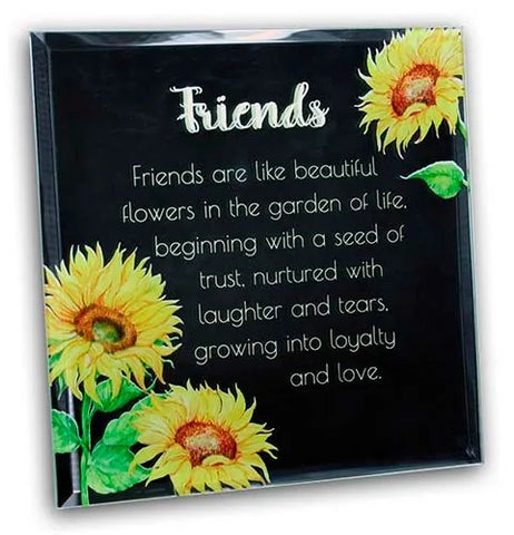 Friends Mirrored Sentiment Plaque