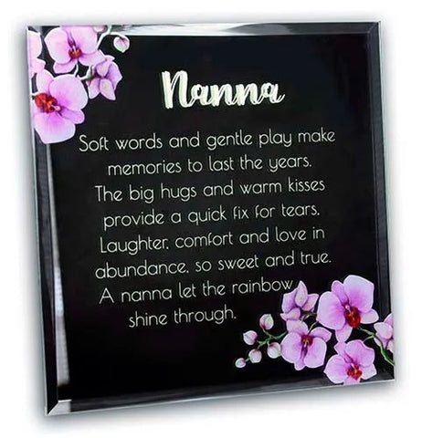 Nanna Mirrored Sentiment Plaque
