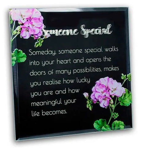 Someone Special Mirrored Sentiment Plaque
