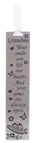 Grandma Stainless Steel Bookmarks With Love