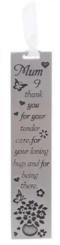 Mum Stainless Steel Bookmarks With Love
