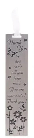 Thank You Stainless Steel Bookmarks With Love