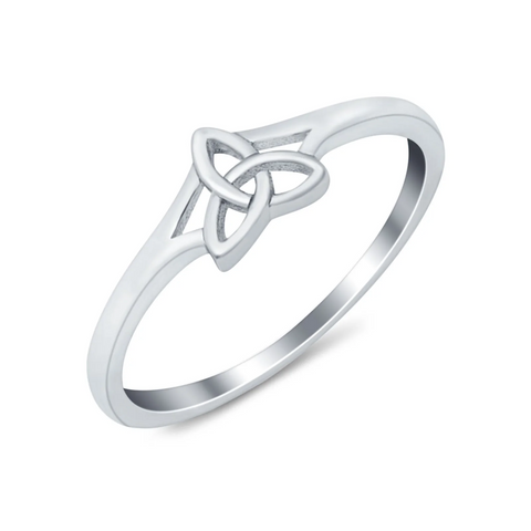 Celtic Trinity Sterling Silver Ring