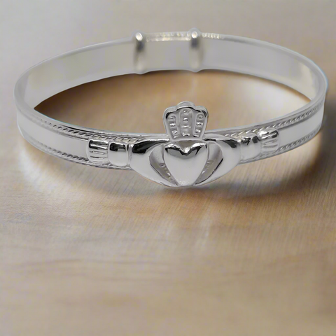 Claddagh Baby Bangle
