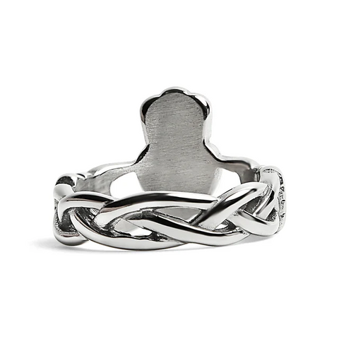 Celtic Claddagh Stainless Steel Ring