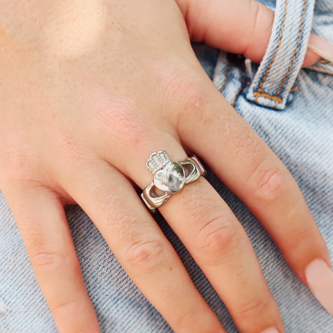 Celtic Claddagh Stainless Steel Ring
