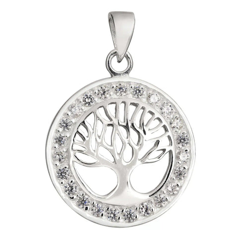 Crystal Tree of Life Pendant