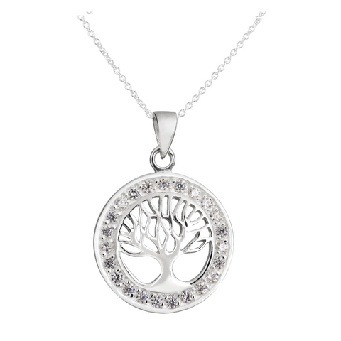 Crystal Tree of Life Pendant