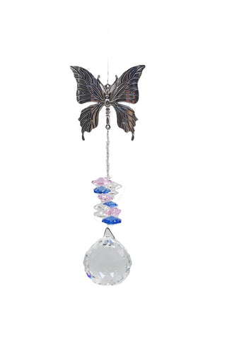 Butterfly Eternity Crystal Suncatcher
