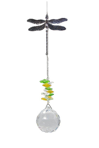 Dragonfly Eternity Crystal Suncatcher