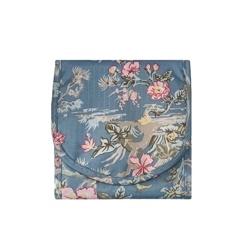 Vintage Floral Print Jewellery Travel Case