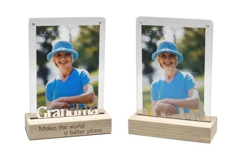 Grandma Dual View Photo Frame 6x4