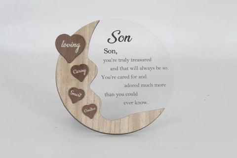 Son Love Moon Plaque