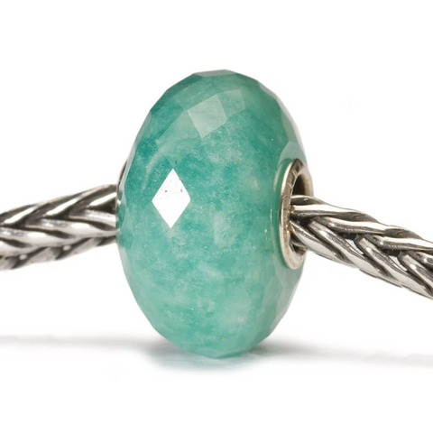 Trollbeads Amazonite Gemstone Bead Faceted TSTBE-20002