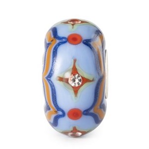 Trollbeads Azure Porcelain Gleam Bead TGLBE-00251
