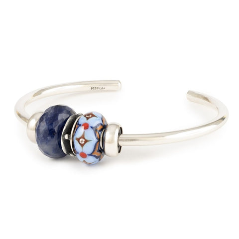 Trollbeads Azure Porcelain Gleam Bead TGLBE-00251