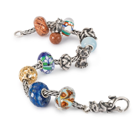 Trollbeads Blue Iris Bloom Bead TGLBE-20384