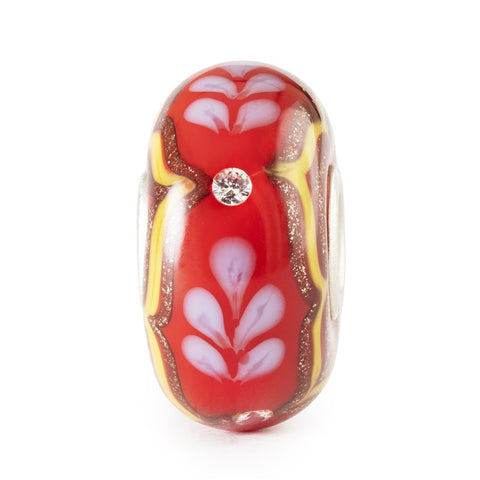 Trollbeads Crimson Silk Brilliance Bead TGLBE-00254