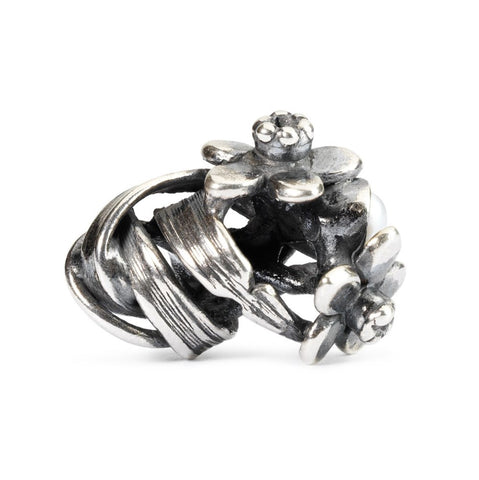 Trollbeads Daffodil Of March Bead Silver TAGBE-00029