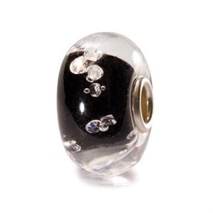 Trollbeads The Diamond Bead Black TGLBE-00070