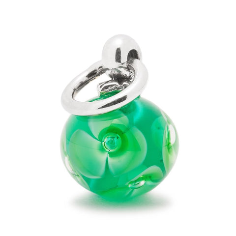 Trollbeads Green Flower Tassel Bead TAGBE-00021