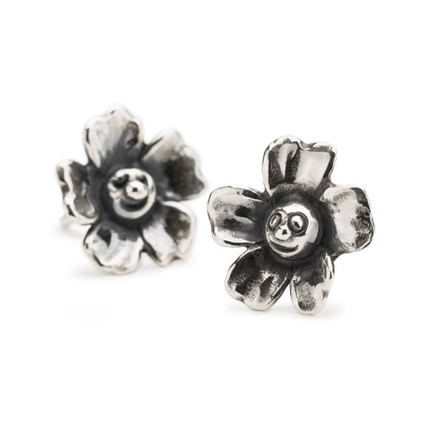 Trollbeads Joyful Flower Earring Studs TAGEA-00107