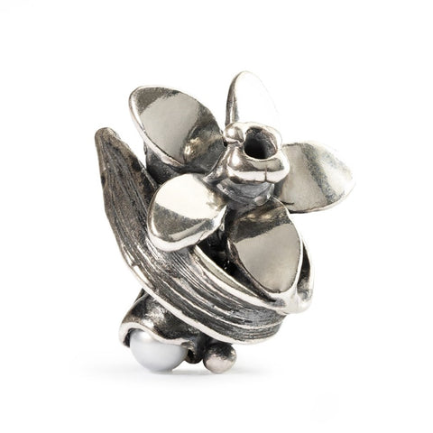 Trollbeads Narcissus Of December Bead Silver TAGBE-00038