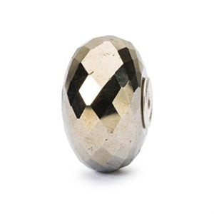 Trollbeads Pyrite Gemstone Bead Faceted TSTBE-20029