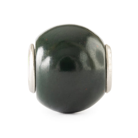 Trollbeads Round Green Chalcedony Bead TSTBE-00043