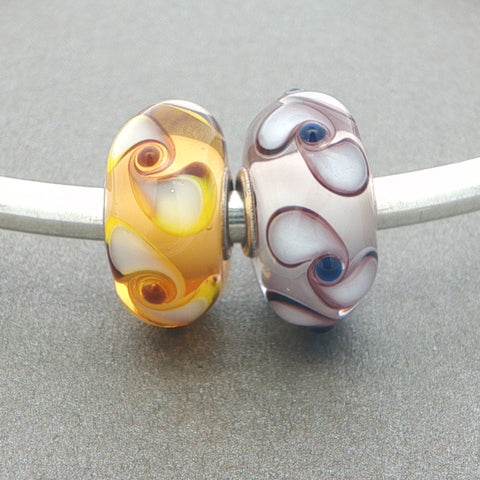 Trollbeads Budding Bows Unique Duo