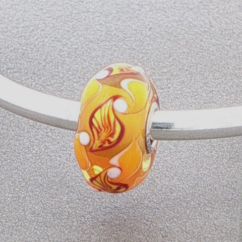 Trollbeads Golden Ember Unique Single