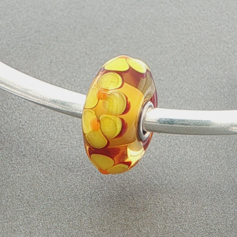 Trollbeads Amber Blossoms Unique Single
