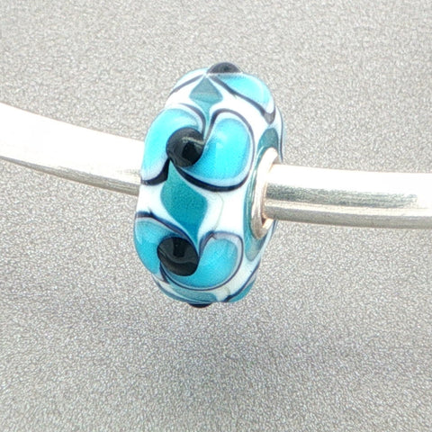 Trollbeads Azure Bows Unique Single