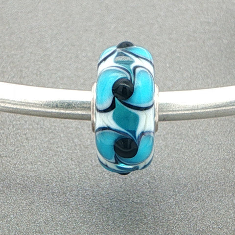 Trollbeads Azure Bows Unique Single