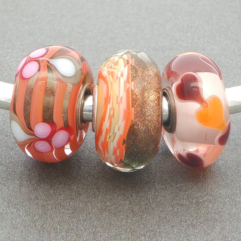 Trollbeads Trailing Hearts Unique Trio
