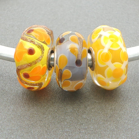 Trollbeads Sunny Spring Unique Trio