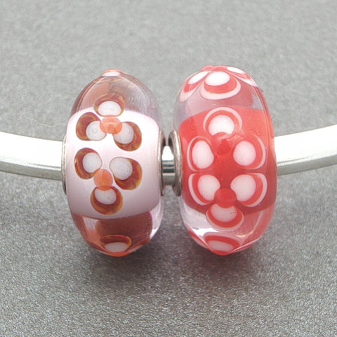 Trollbeads Blossoming Blooms Unique Duo