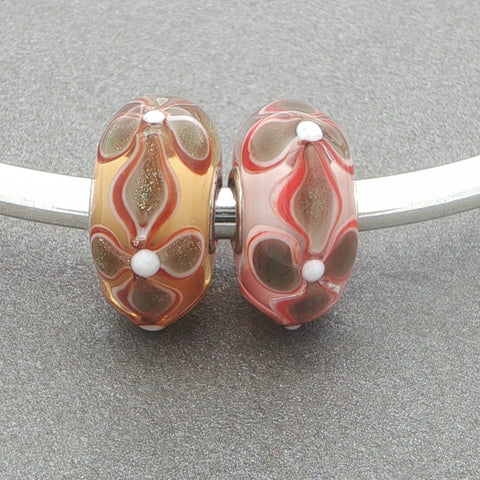 Trollbeads Entwined Blooms Unique Duo