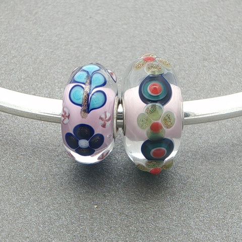 Trollbeads Glittering Buds Unique Duo
