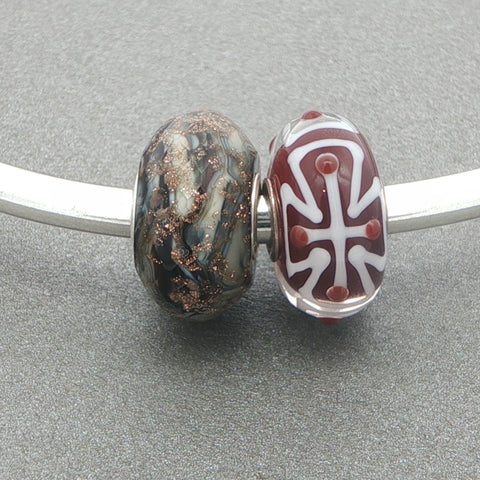 Trollbeads Criss Cross Unique Duo