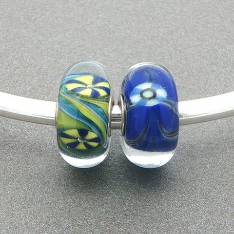 Trollbeads Swirling Candy Unique Duo
