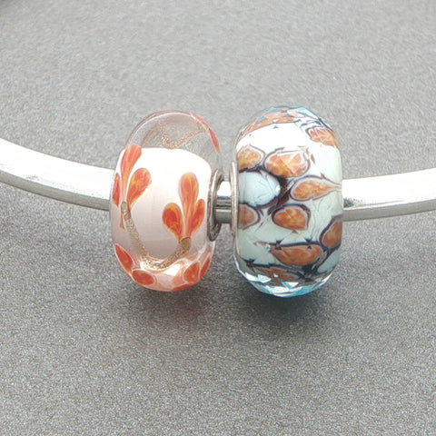 Trollbeads Sunshine Flowers Unique Duo